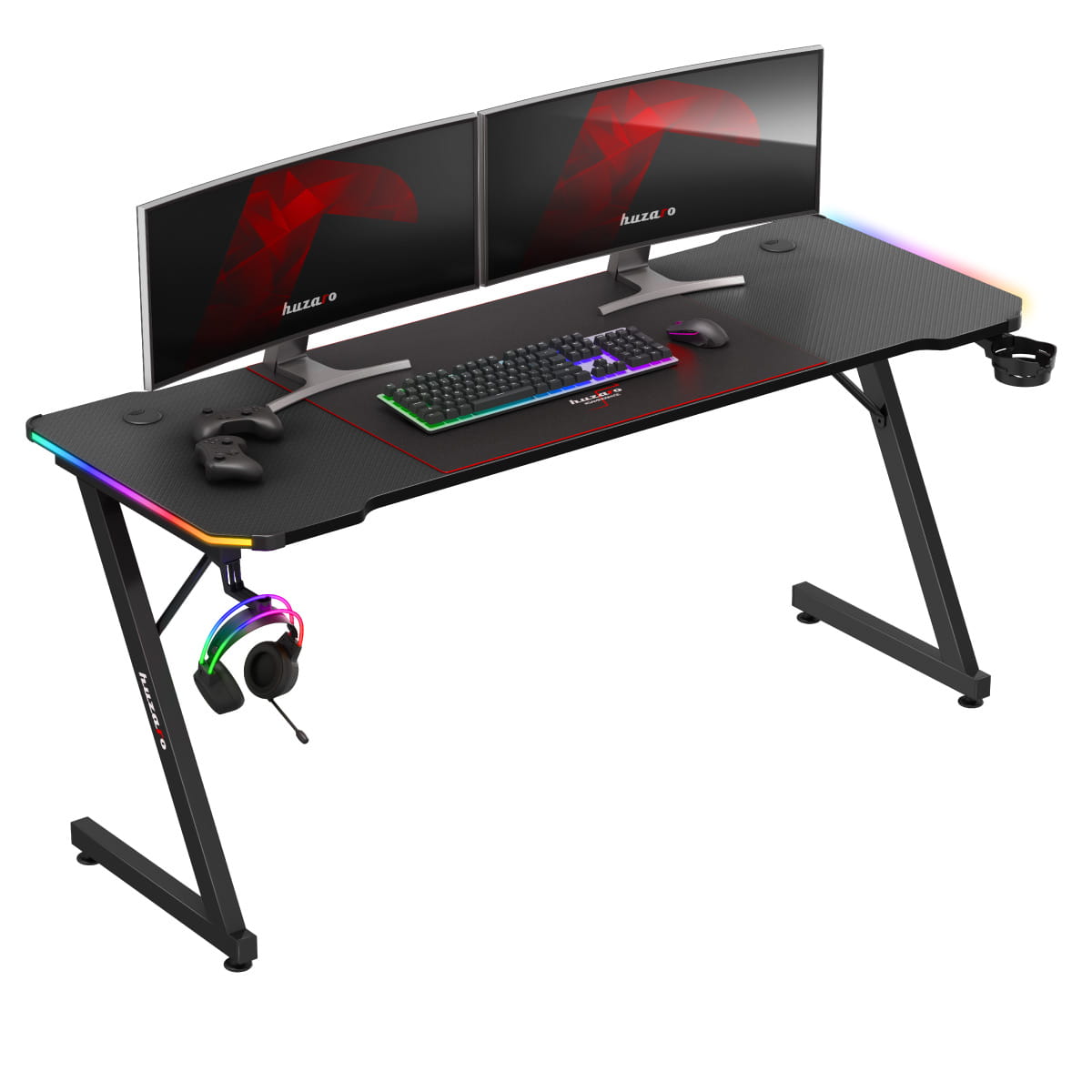 Huzaro Hero 4.8 Gaming-Schreibtisch RGB LED