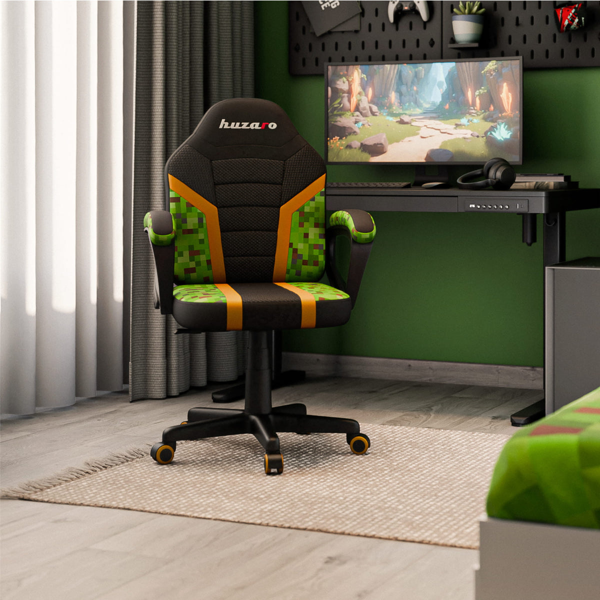 HUZARO RANGER 1.0 Pixel Mesh Gaming-Stuhl für Kinder