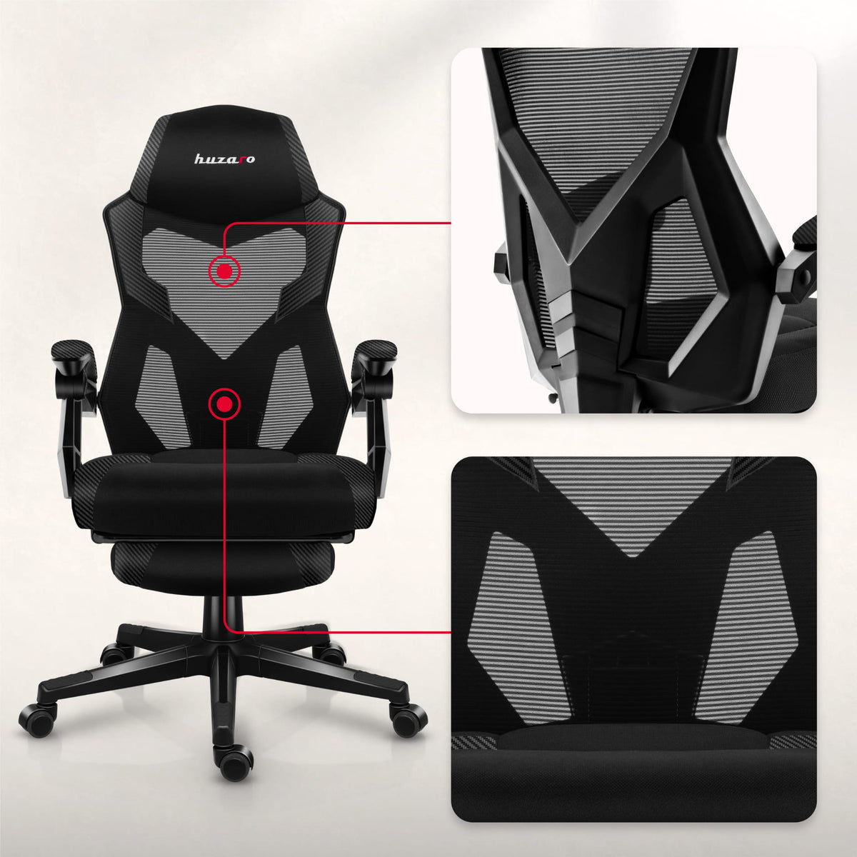Huzaro Combat 3.1 Carbon Gaming Stuhl