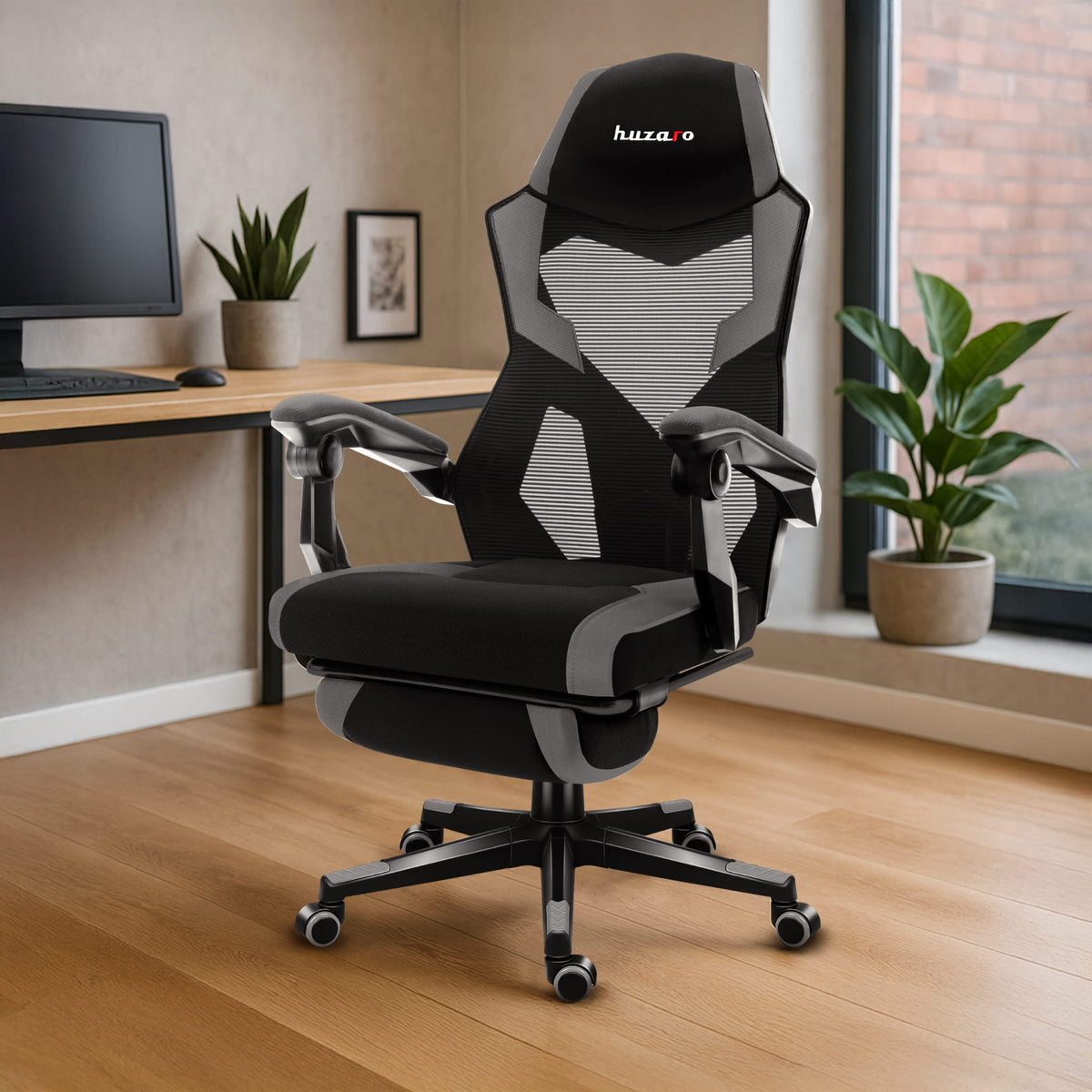 Huzaro Combat 3.1 Grau Gaming Stuhl