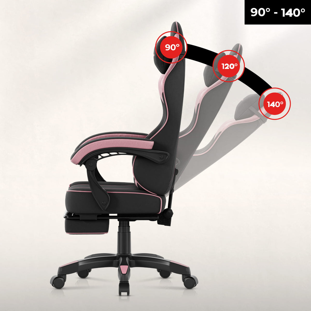 Huzaro Force 3.7 Pink Gaming Stuhl