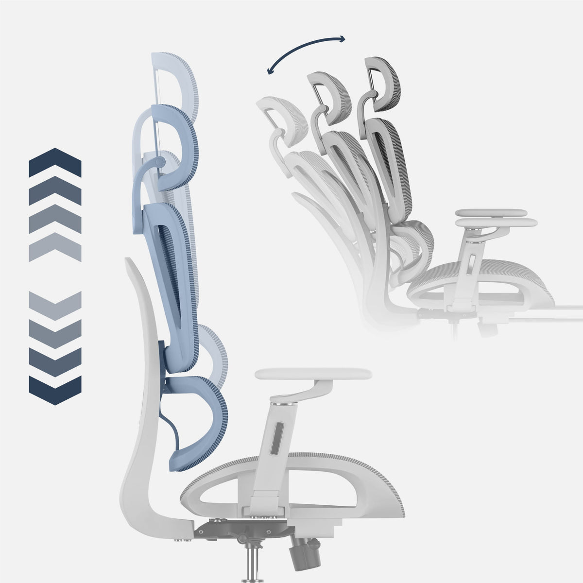 Mark Adler Expert 7.9 Grau Ergonomischer Bürostuhl