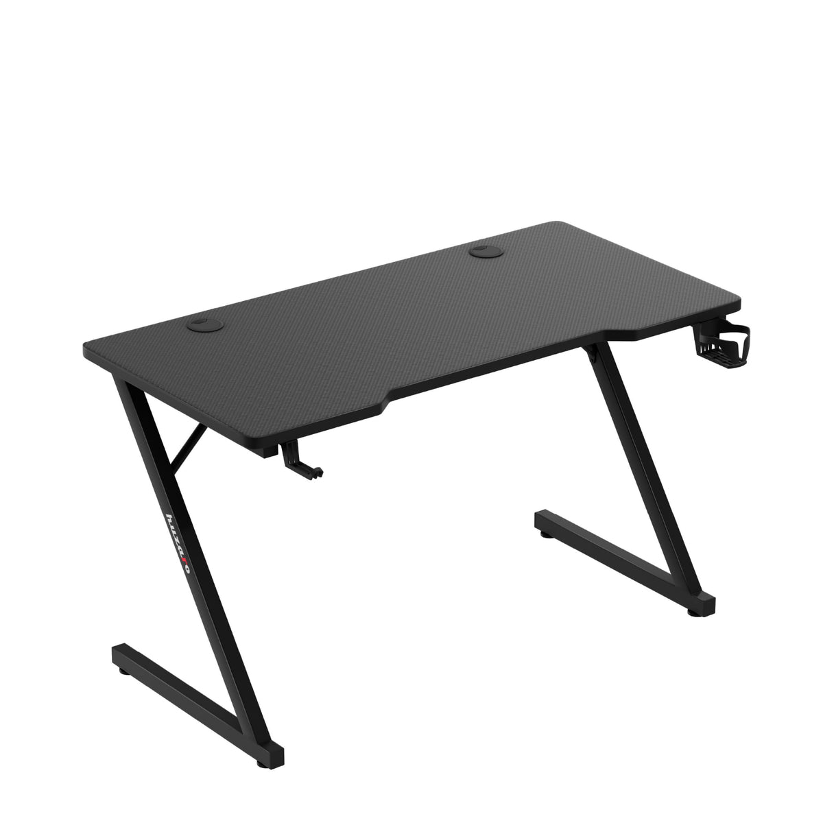 Huzaro Hero 2.5 Schwarzer Gaming-Schreibtisch 120 cm