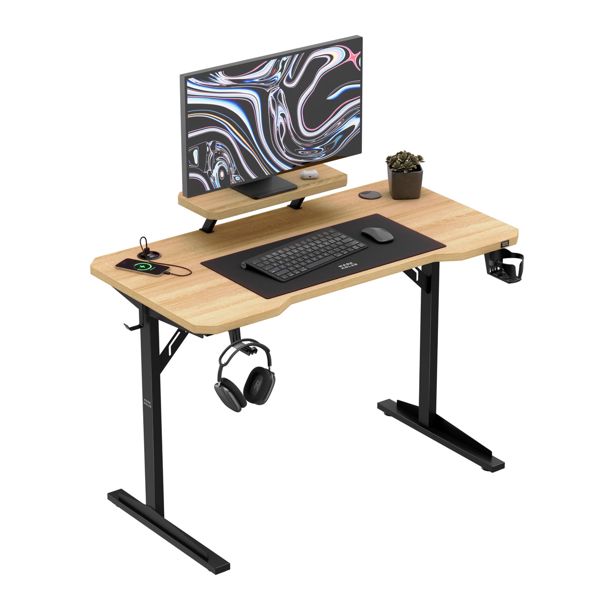 Computertisch mit Regal Mark Adler Leader 5.1 Oak 115 cm