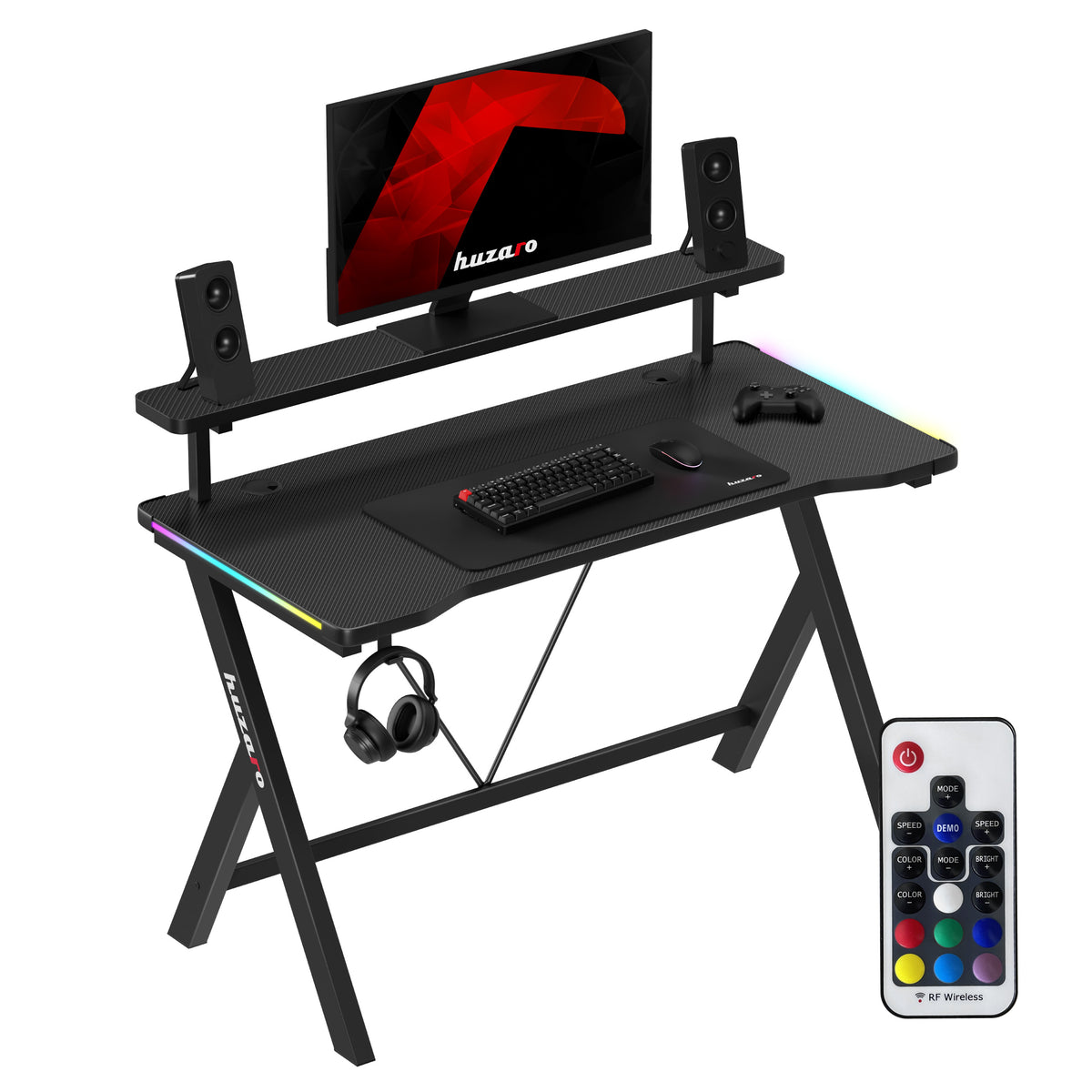 Huzaro Hero 1.9 RGB LED Gaming-Schreibtisch 120 cm
