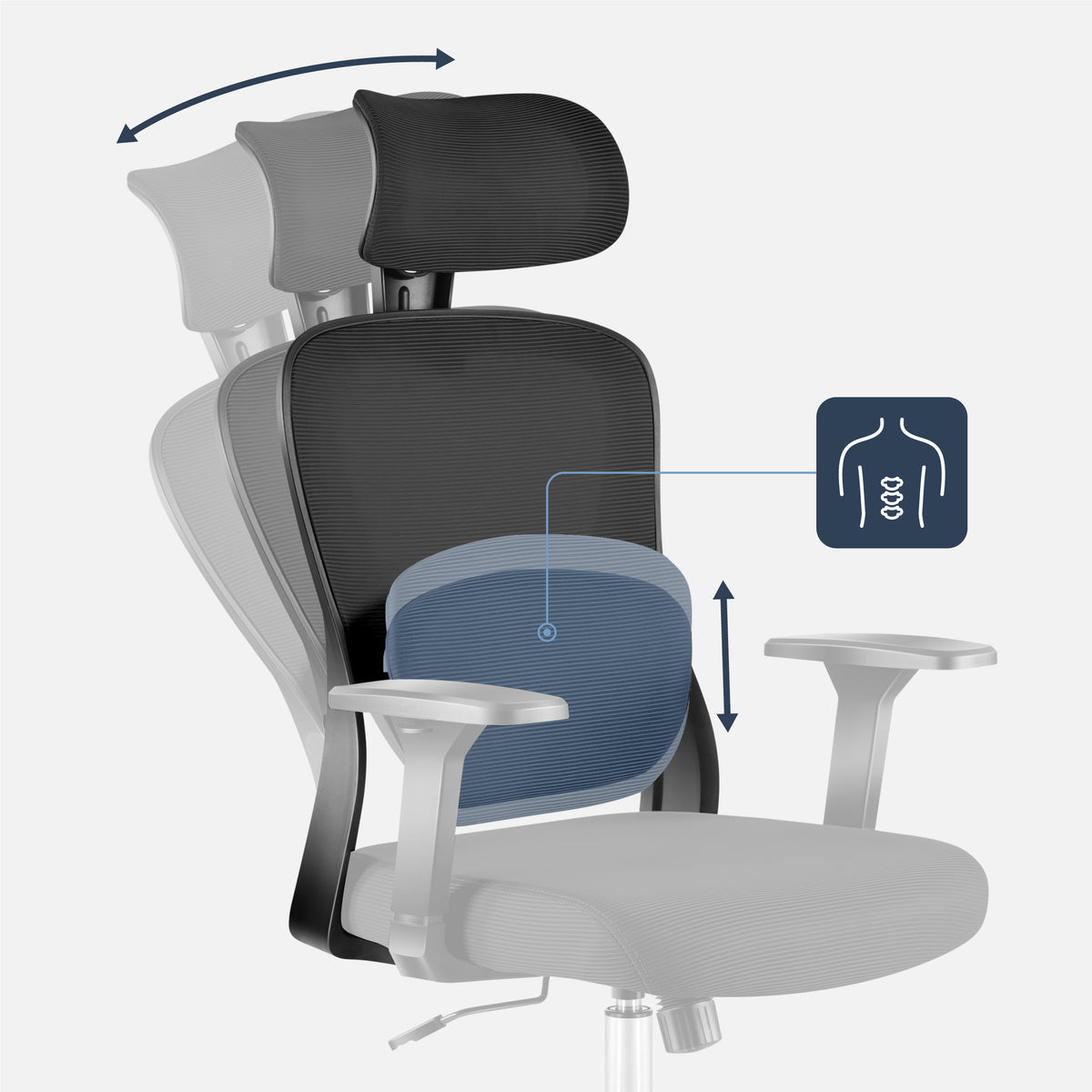 Mark Adler Manager 3.2 Schwarz ergonomischer Stuhl