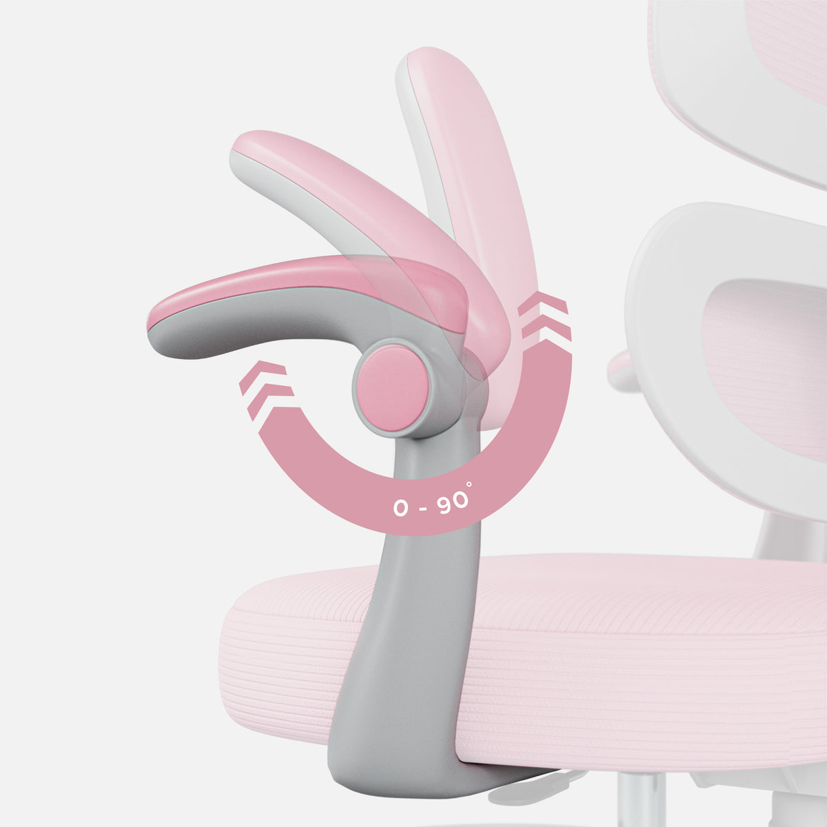 Ergonomischer Kinderstuhl Mark Adler Junior 4.4 Pink