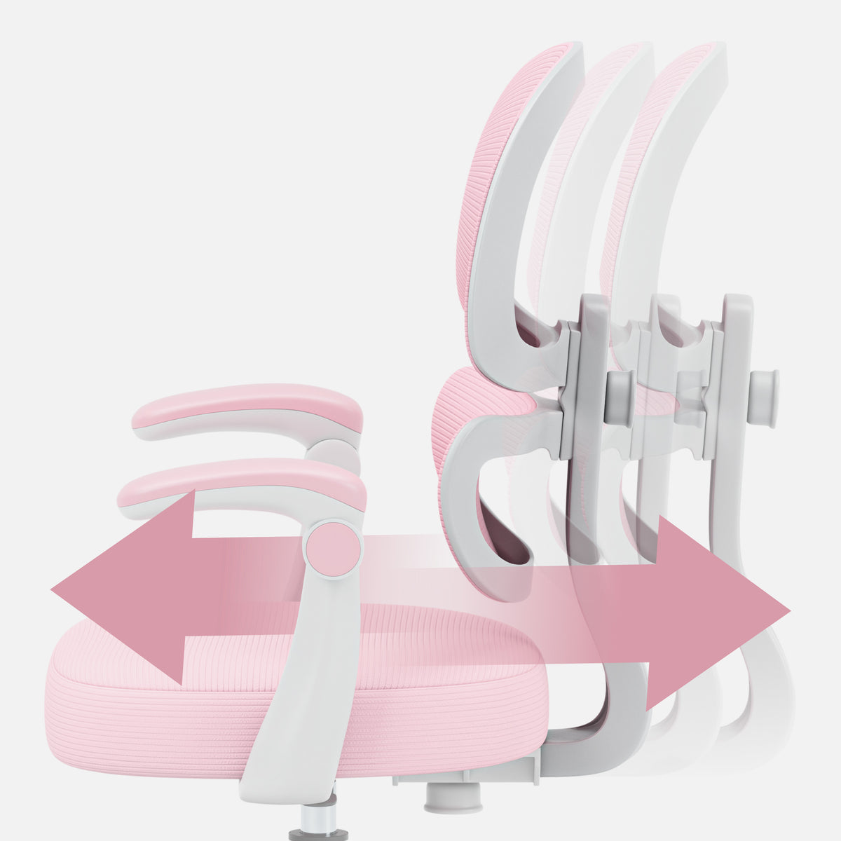 Ergonomischer Kinderstuhl Mark Adler Junior 4.4 Pink
