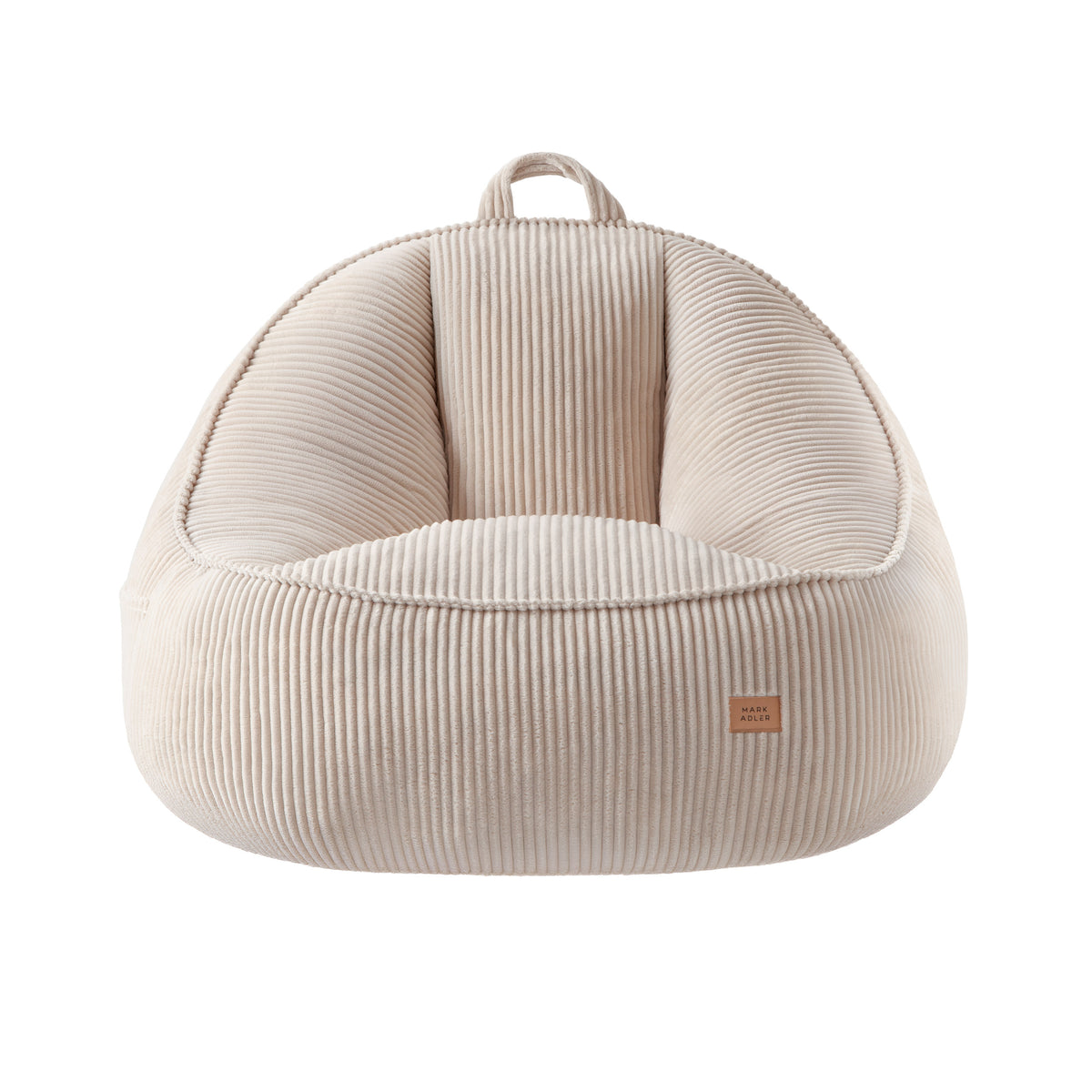 Sitzsack mit Rückenlehne Kordsamt Mark Adler Comfy 4.0 Beige