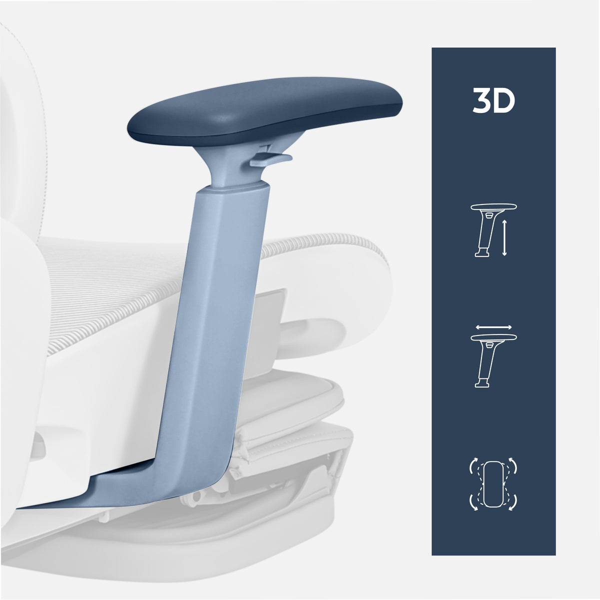 3D-Armlehnen – absolute Bewegungsfreiheit und optimale Ergonomie