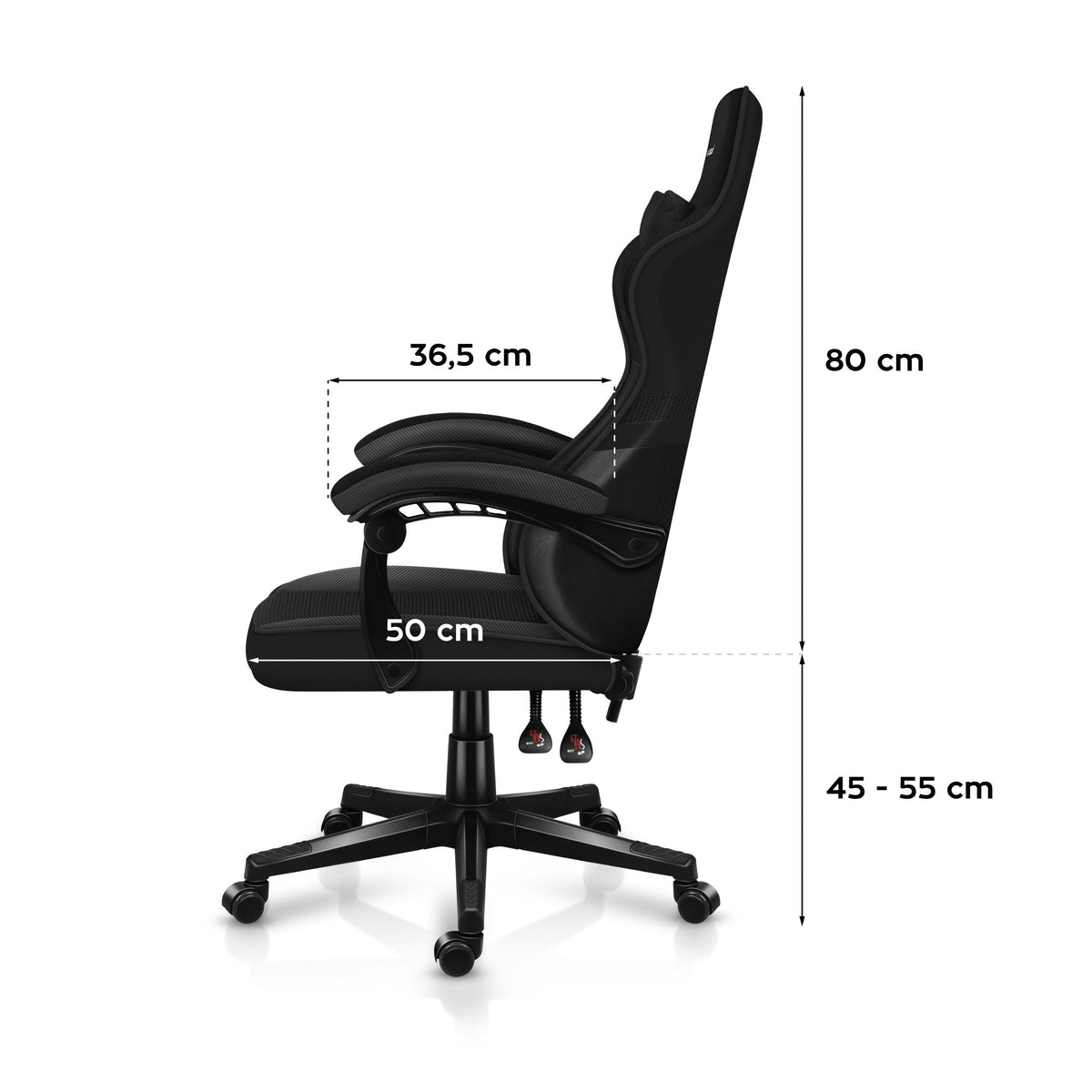 HUZARO FORCE 4.4 Carbon Gaming-Stuhl