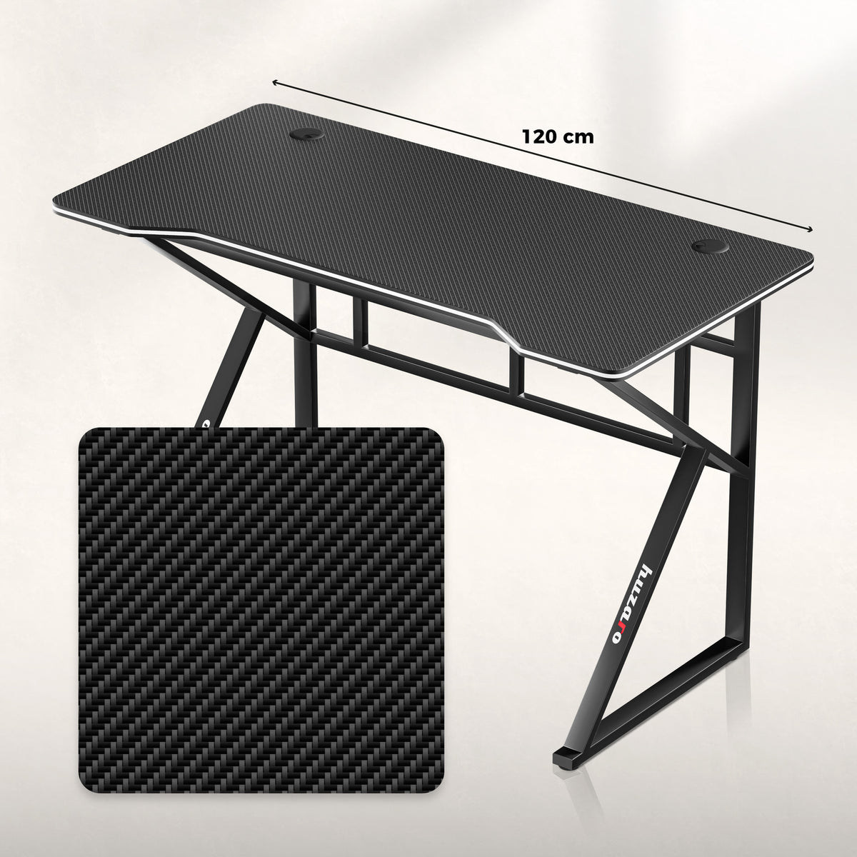Huzaro Hero 1.6 Gaming-Schreibtisch Schwarz