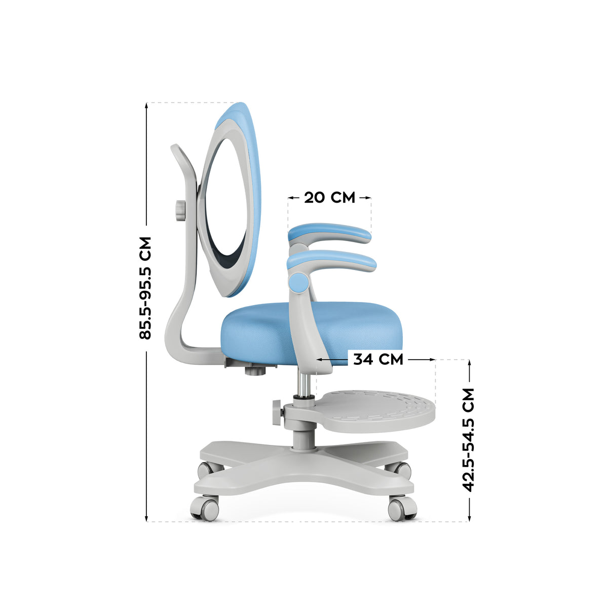 Mark Adler Junior 4.6 Blau ergonomischer Kinderstuhl