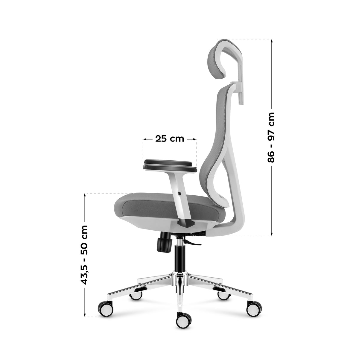 Mark Adler Manager 3.3 Weiß Ergonomischer Bürostuhl
