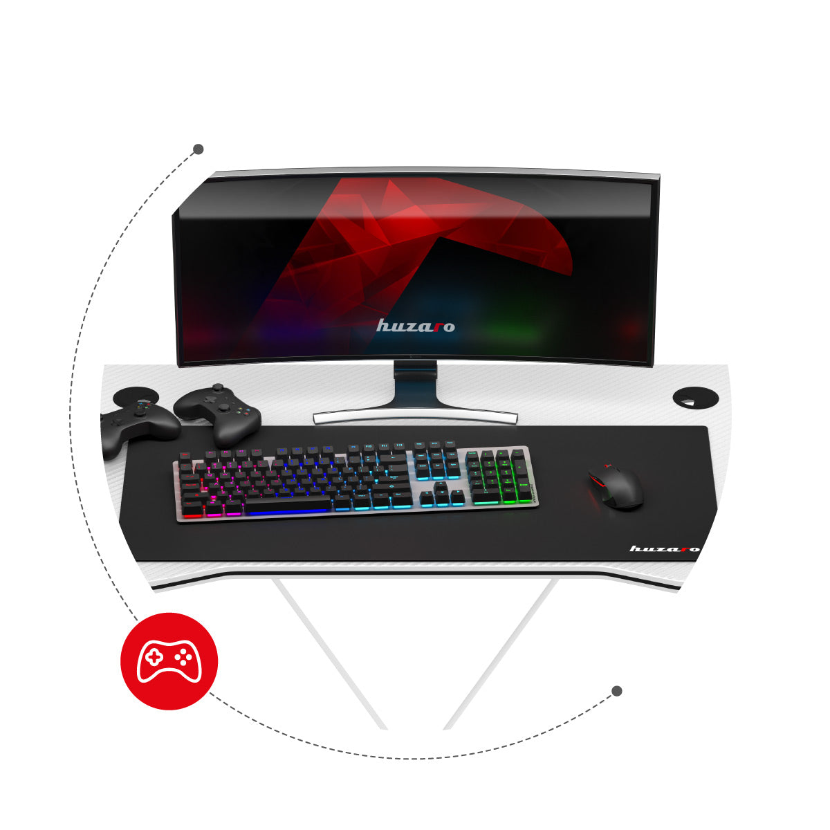 Minimalistisches Gaming-Design