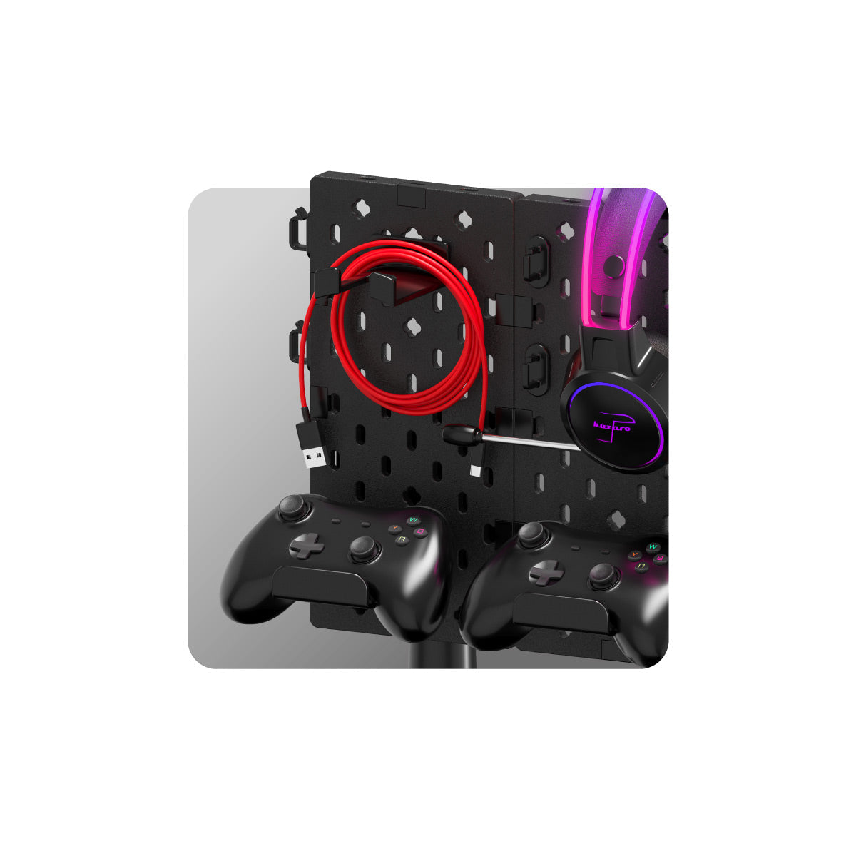 Halterung für Gaming-Kopfhörer, Pads und Zubehör