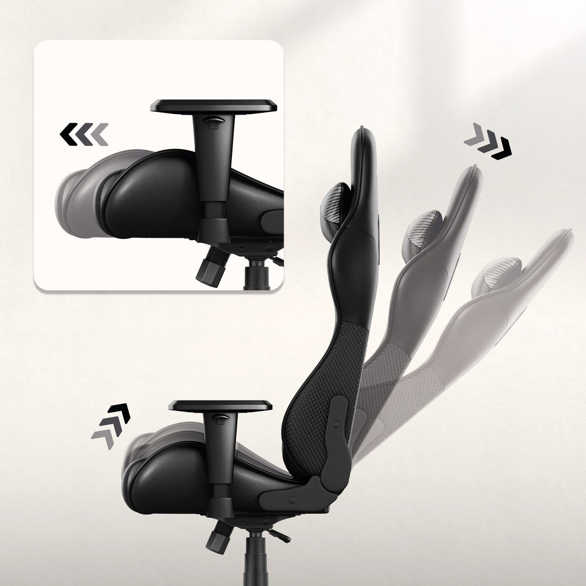 Gaming-Stuhl mit SideRest-Technologie