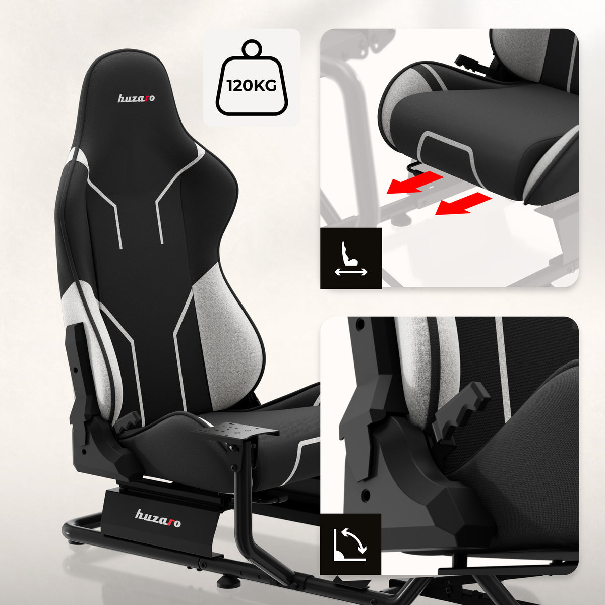Verstellbarer, ergonomischer Stuhl
